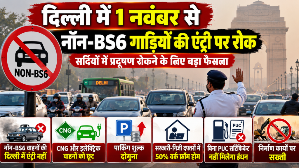 Delhi Smog Traffic Ban Infographic