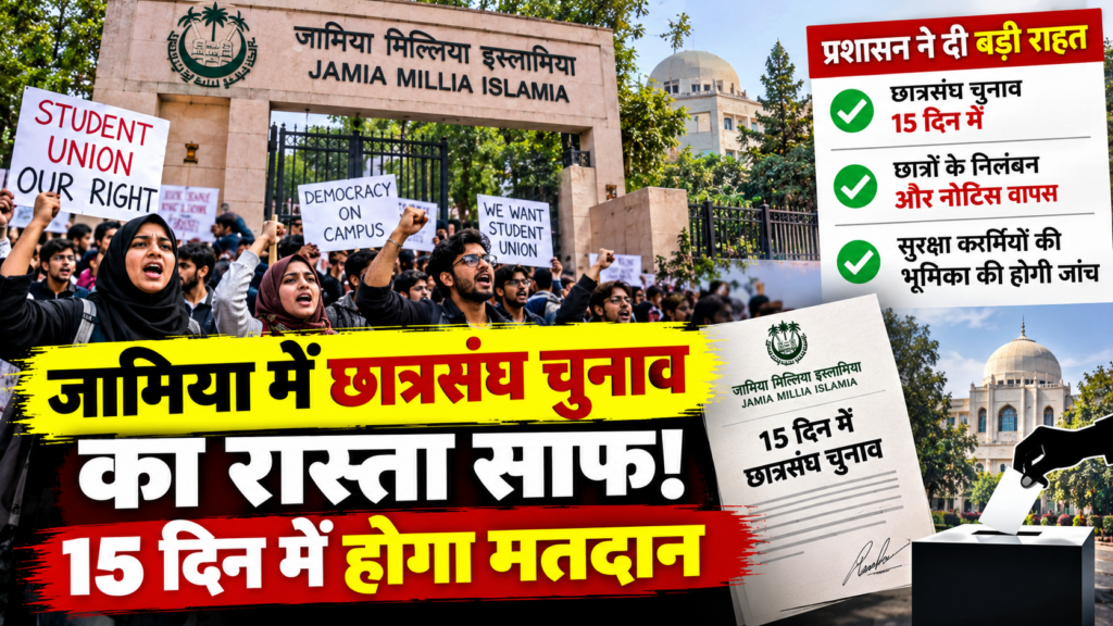 Jamia Student Union Elections Announced