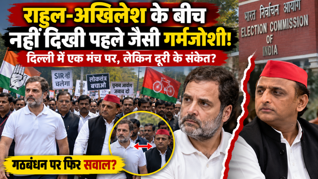Rahul-Akhilesh Rally Tensions