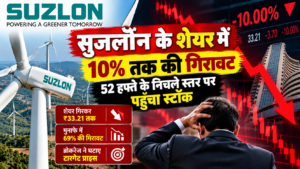 Suzlon Stock Crash_ 10% गिरावट